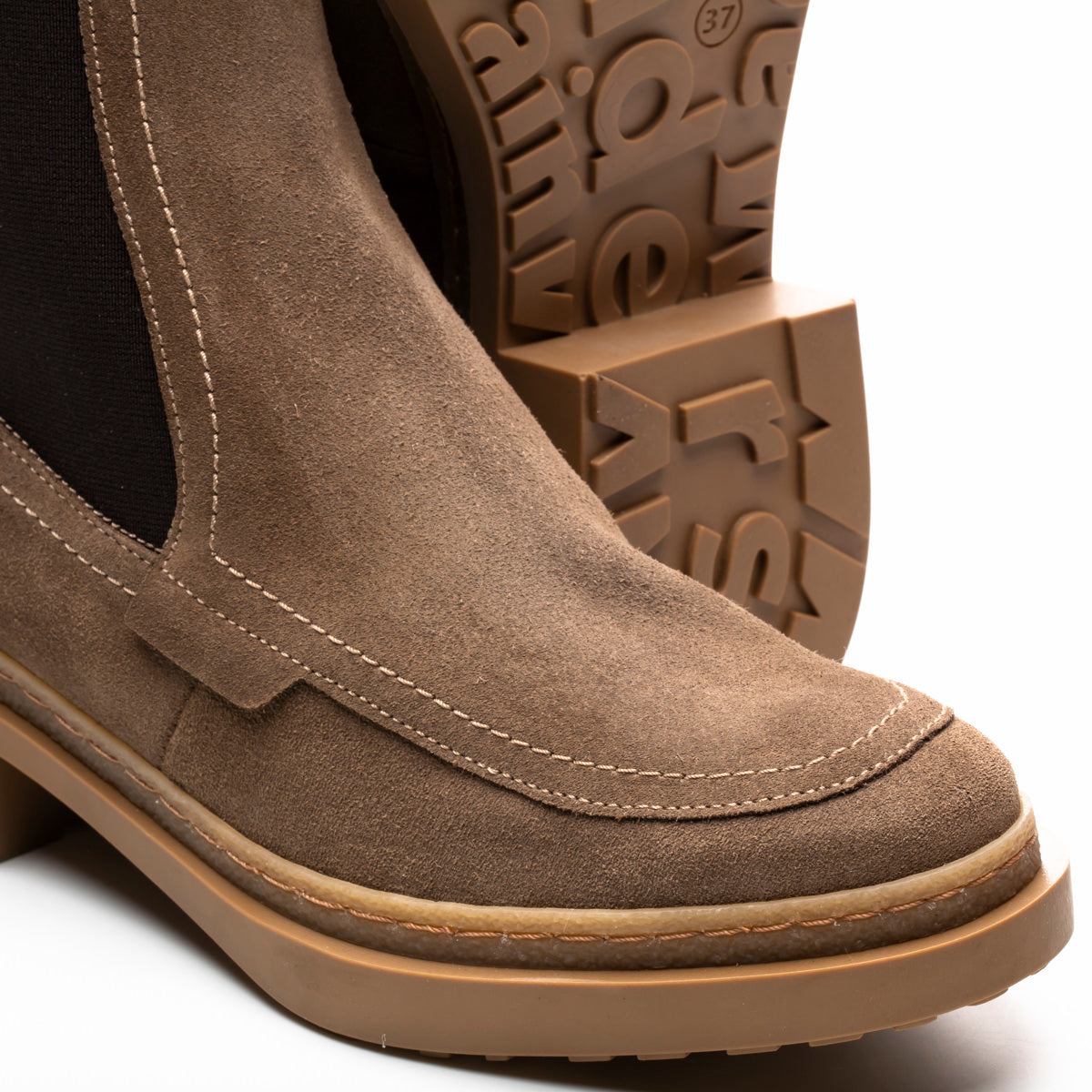 BLANCA - Taupe Suede