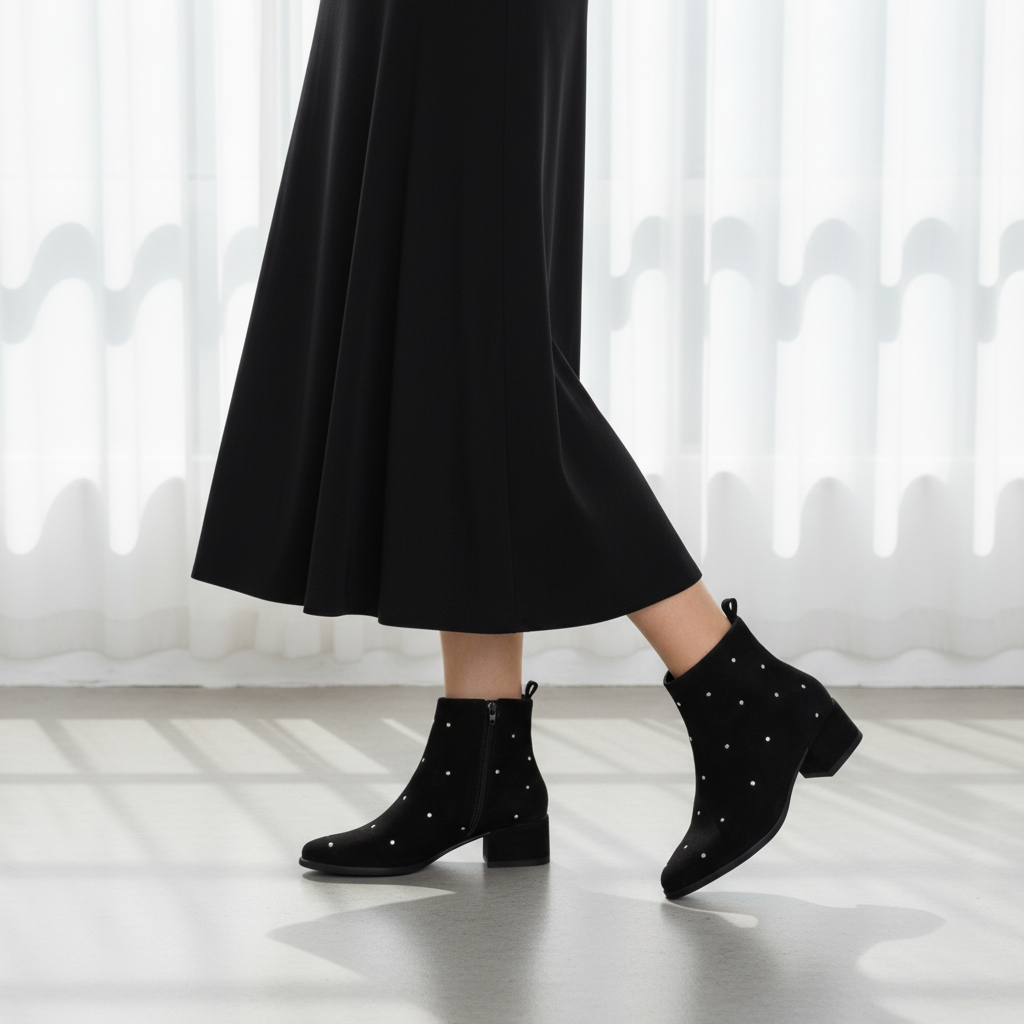 DIORA - Black Suede