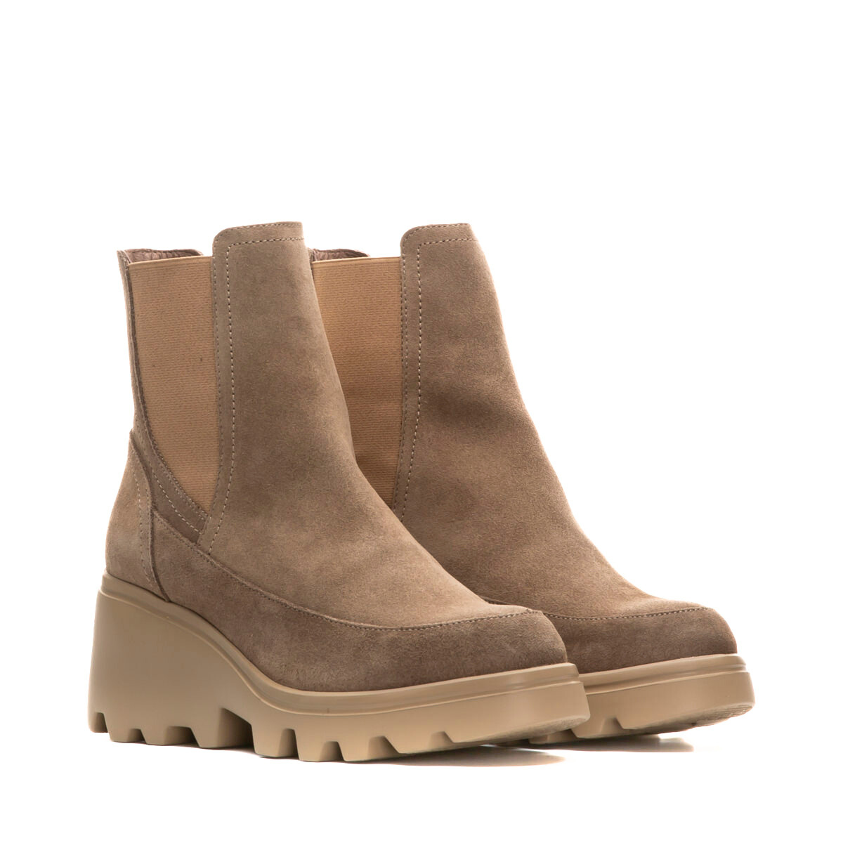 GRETCHEN - Taupe Suede