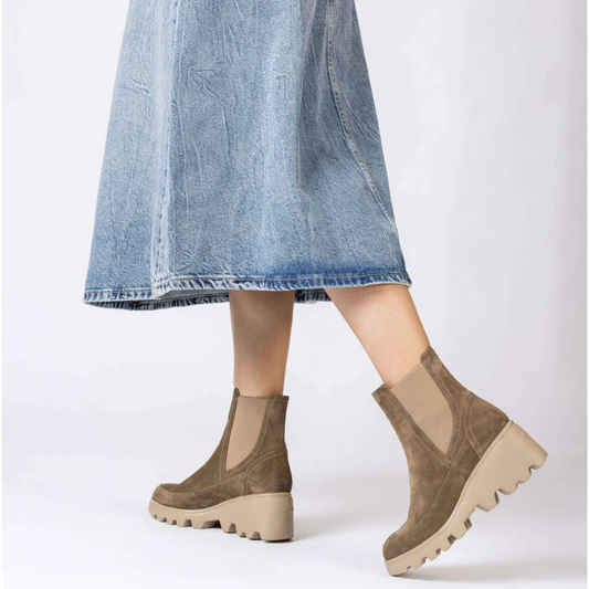 GRETCHEN - Taupe Suede