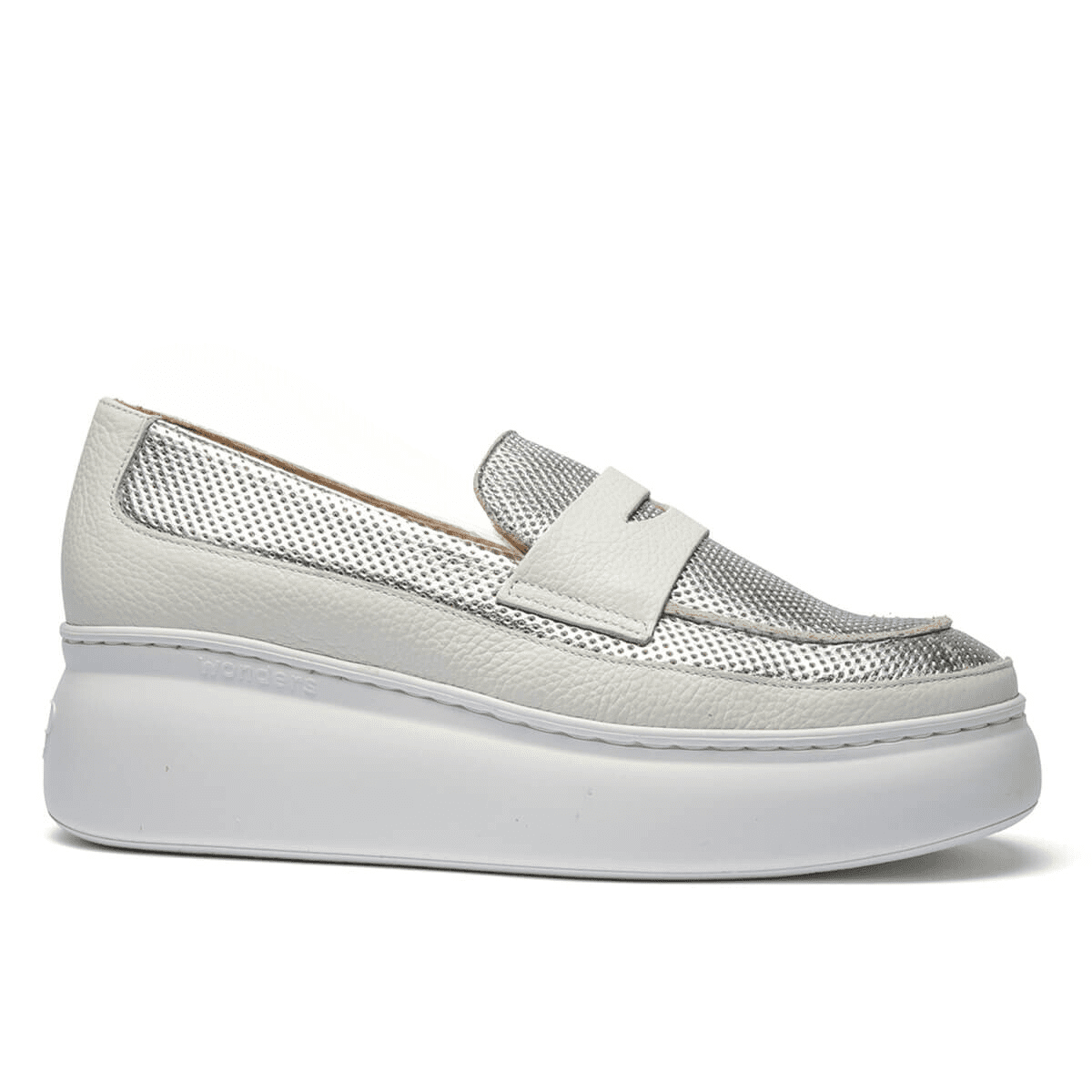 AMICCI (Silver) - Flats - Wonders Shoes